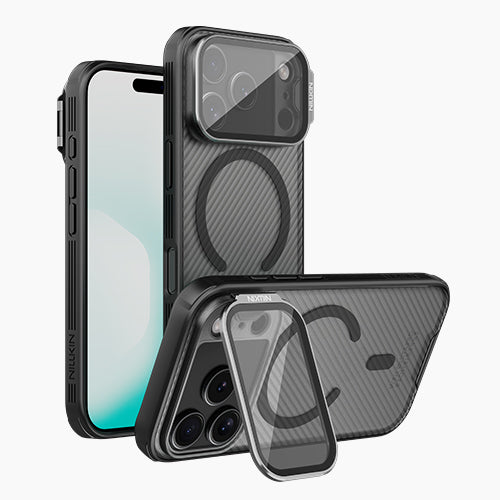 For iPhone 17 Pro Nillkin Magnetic Case with  Transparent Lens Guard