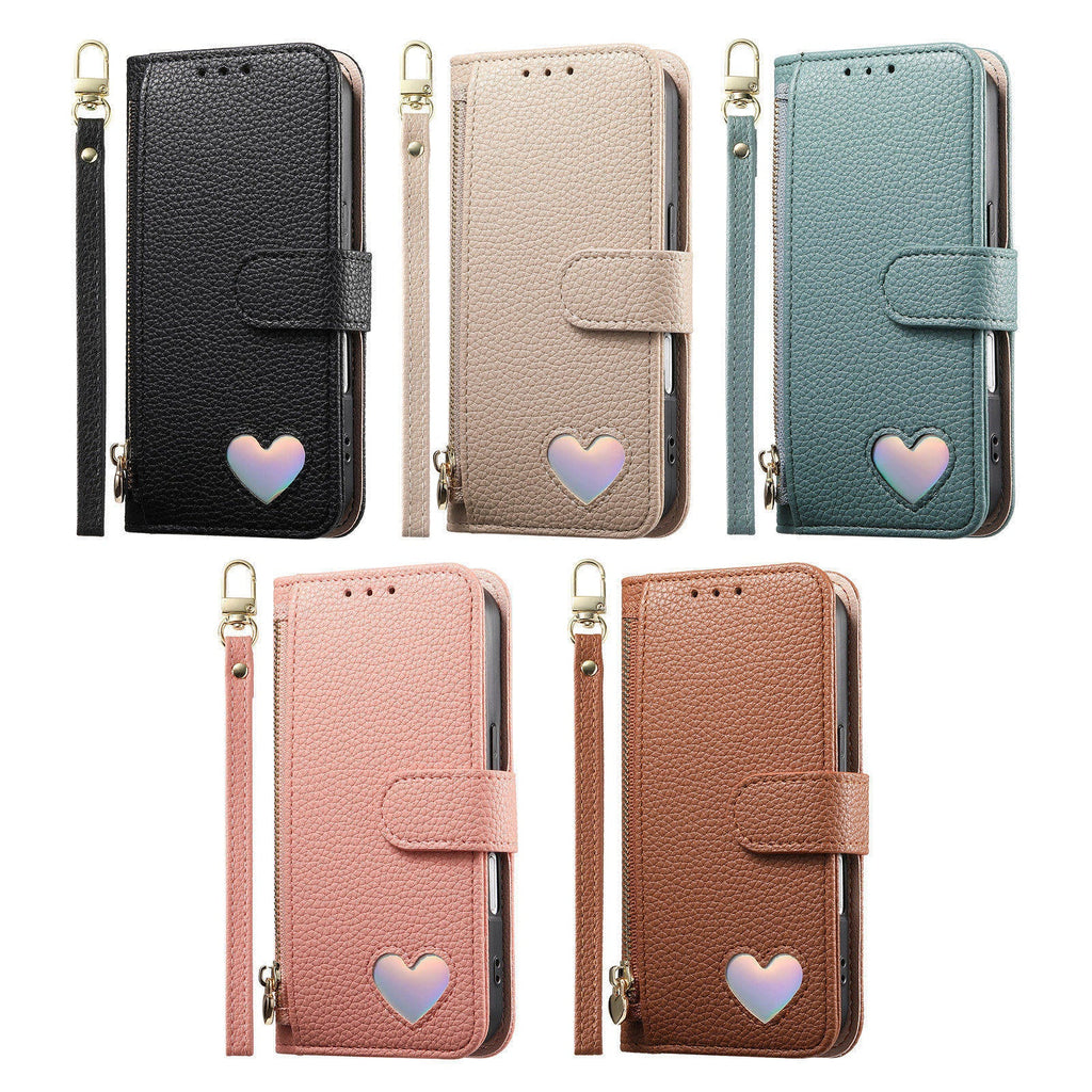 Samsung Galaxy S26 Ultra Zipper Wallet Case with Wrist Strap