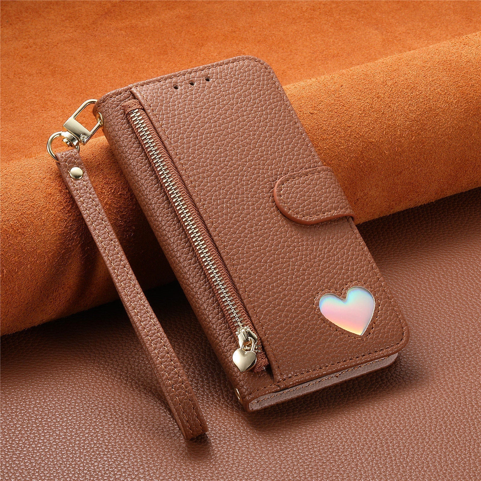 Samsung Galaxy S26 Ultra Zipper Wallet Case with Wrist Strap